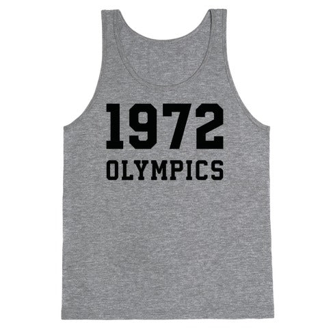 1972 OLYMPICS TANK TOP - Heathered Gray