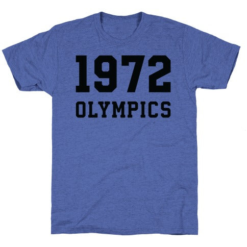 1972 OLYMPICS T-SHIRT - Vintage Royal