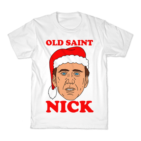 Old Saint Nick Kids T-Shirt - White