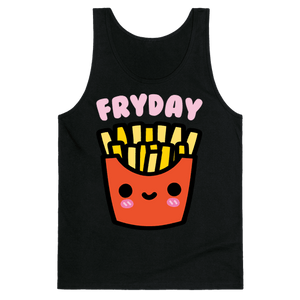 Fryday (French Fries Friday) Tank Top - Black