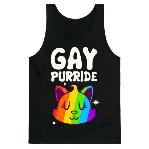 Gay Purride Tank Top - Black