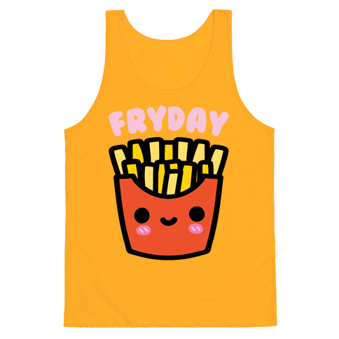 Fryday (French Fries Friday) Tank Top - Gold