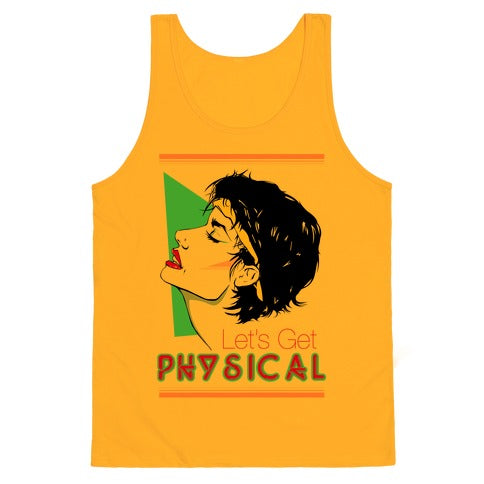 Let's Get Physical Tank Top - Gold
