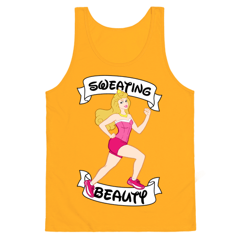Sweating Beauty Tank Top - Gold