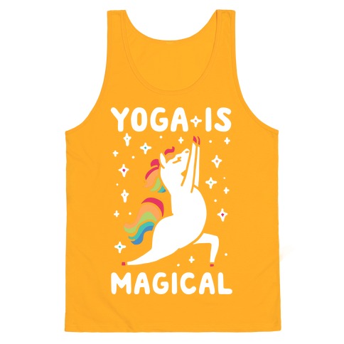 Yoga Is Magical Tank Top - Gold