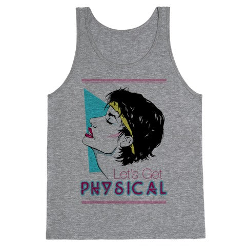 Let's Get Physical Tank Top - Heathered Gray