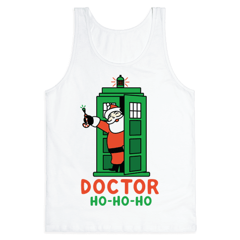 Doctor Ho-Ho-Ho Tank Top - White
