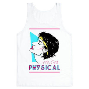 Let's Get Physical Tank Top - White