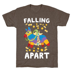 Falling Apart Pinata T-Shirt - Athletic Brown