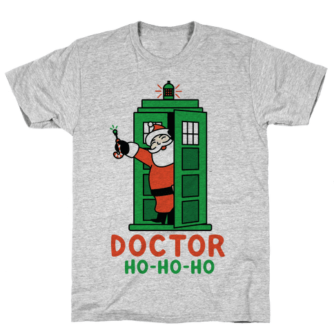 Doctor Ho-Ho-Ho T-Shirt - Gray