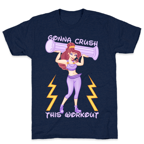 Gonna Crush This Workout T-Shirt - Athletic Navy