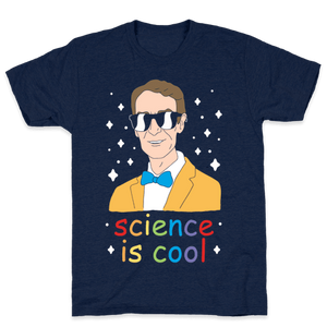 Science Is Cool T-Shirt - Athletic Navy