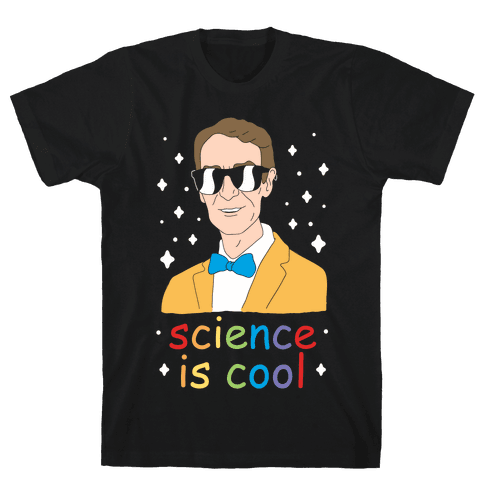 Science Is Cool T-Shirt - Black