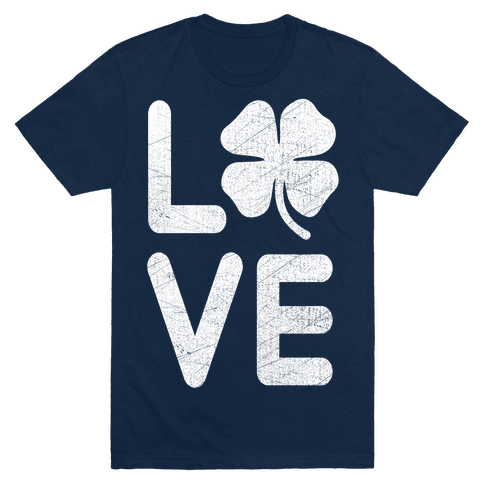 LOVE Clover T-Shirt - Navy