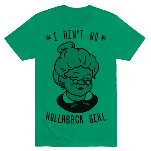 Hollaback Mrs. Claus T-Shirt - Green