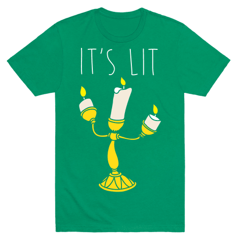 It's Lit LumiíÂre Parody T-Shirt - Green