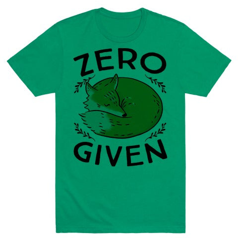 Zero Fox Given T-Shirt - Grass