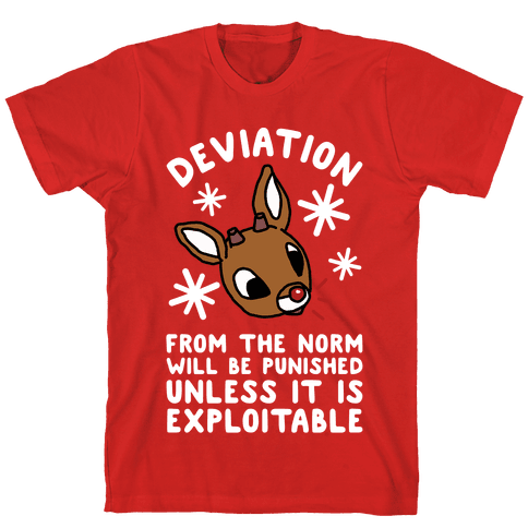Deviation Rudolf T-Shirt - Red