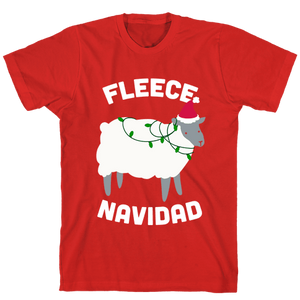 Fleece Navidad T-Shirt - Red