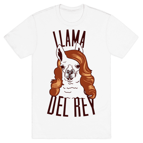 Llama Del Rey T-Shirt - White