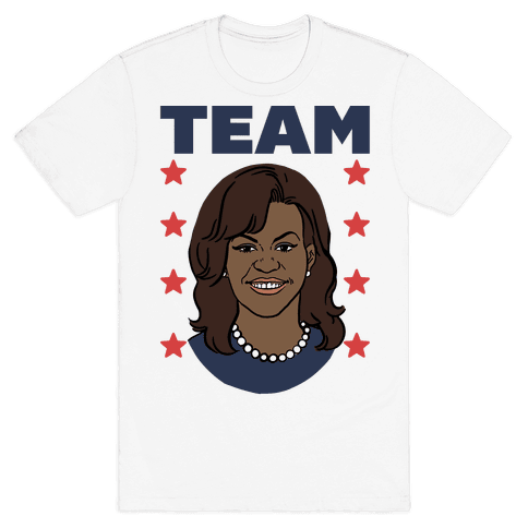 Tag Team Barack & Michelle Obama 2 T-Shirt - White