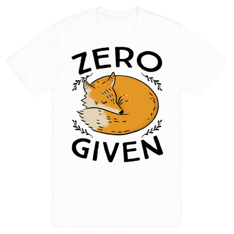 Zero Fox Given T-Shirt - White