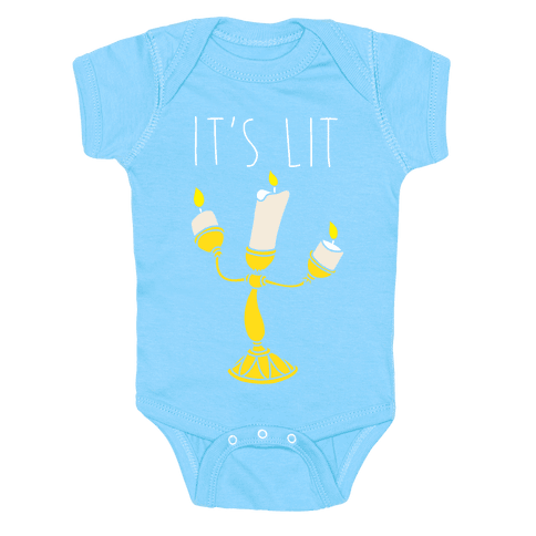 Lit Lumi̬re Parody Infants Onesie - Light Blue