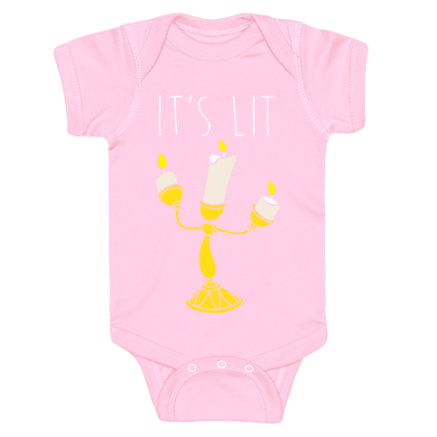 Lit Lumi̬re Parody Infants Onesie - Light Pink