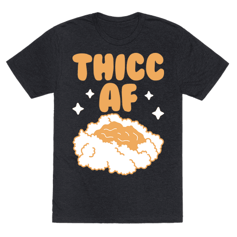 Thicc AF Mashed Potatoes T-Shirt - Heathered Black