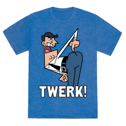 Fairly Twerkparents T-Shirt - Heathered Blue