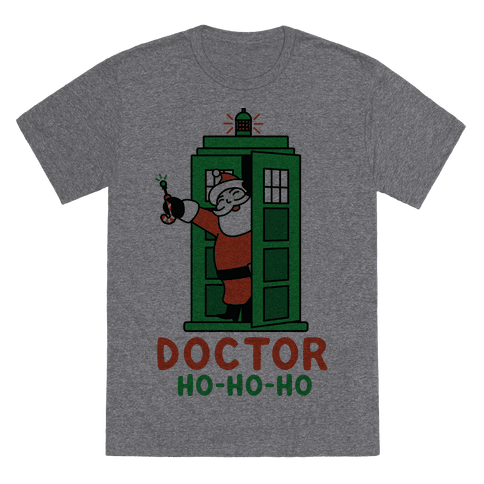 Doctor Ho-Ho-Ho T-Shirt - Heathered Gray