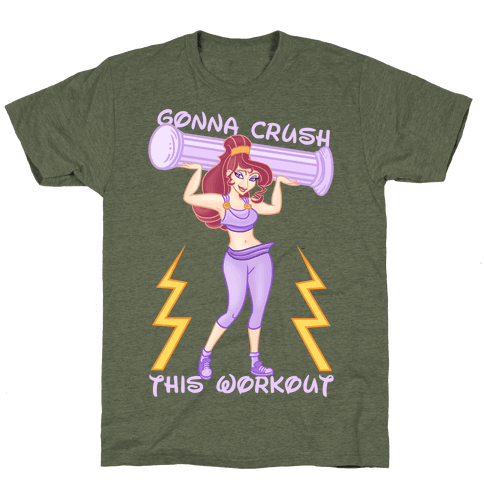 Gonna Crush This Workout T-Shirt - Moss