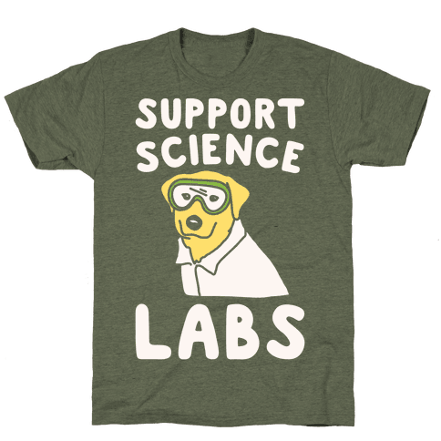 Support Science Labs T-Shirt - Moss