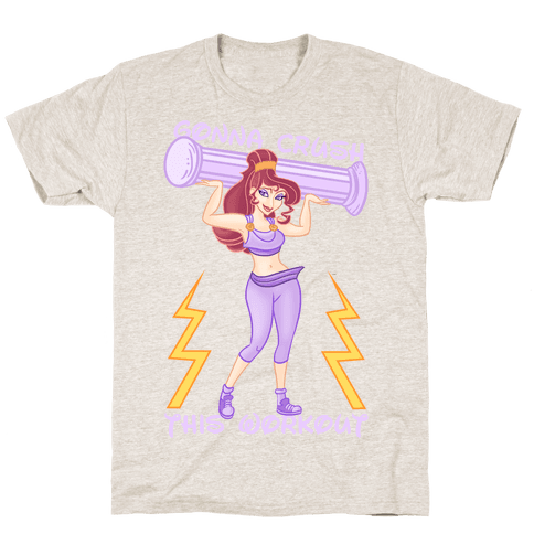 Gonna Crush This Workout T-Shirt - Oatmeal