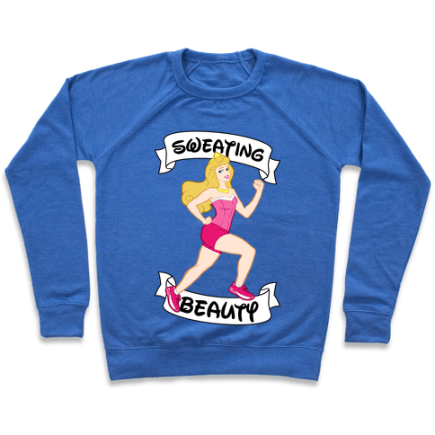 Sweating Beauty Sweatshirt - Heathered Blue