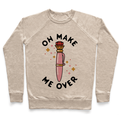 Oh Make Me Over Sweatshirt - Heathered Oatmeal