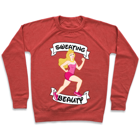 Sweating Beauty Sweatshirt - Heathered Red