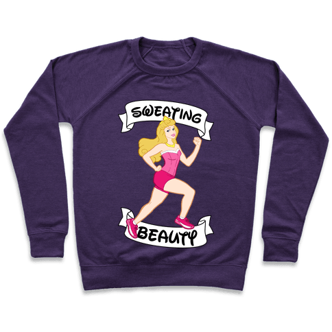 Sweating Beauty Sweatshirt - Purple