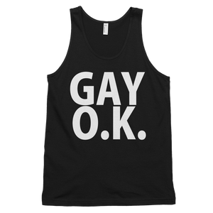 Gay OK Tank Top - Black