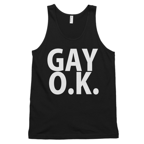 Gay OK Tank Top - Black