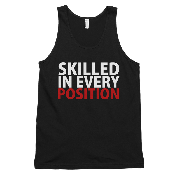 Skilled In Every Position Tank Top - Black