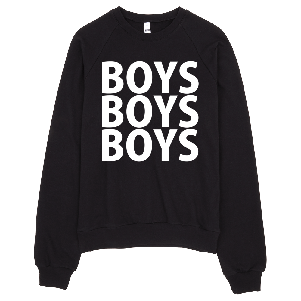 Boys Boys Boys Sweatshirt - Black