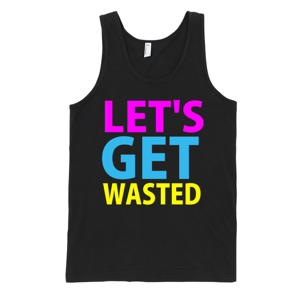 Let's Get Wasted Tank Top - Black
