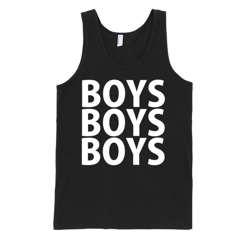 Boys Boys Boys Tank Top - Black