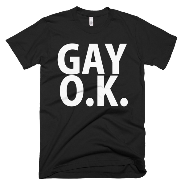 Gay OK T-Shirt - Black