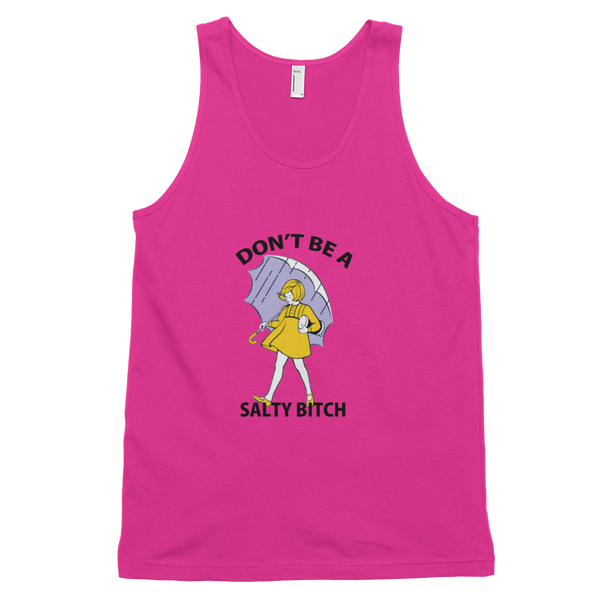 Don't Be A Salty Bitch Tank Top - Pink