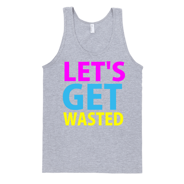 Let's Get Wasted Tank Top - Gray