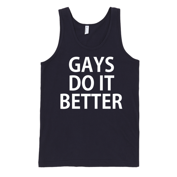 Gays Do It Better Tank Top - Black