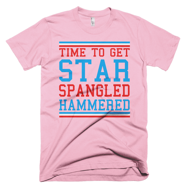 Time To get Star Spangled Hammered T-Shirt - Pink