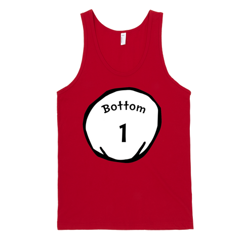 Bottom 1 (Thing 1 & 2 Theme) Tank Top - Red